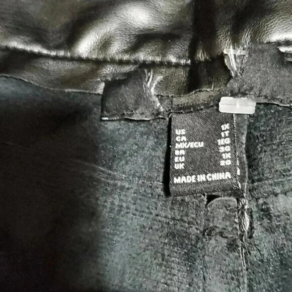 F21 faux leather shorts with fringe - Picture 7 of 14